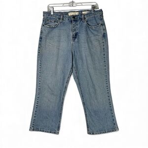 Levi's Jeans Women's 16W Blue Vintage 2000s Y2K Capri Straight Leg High Rise